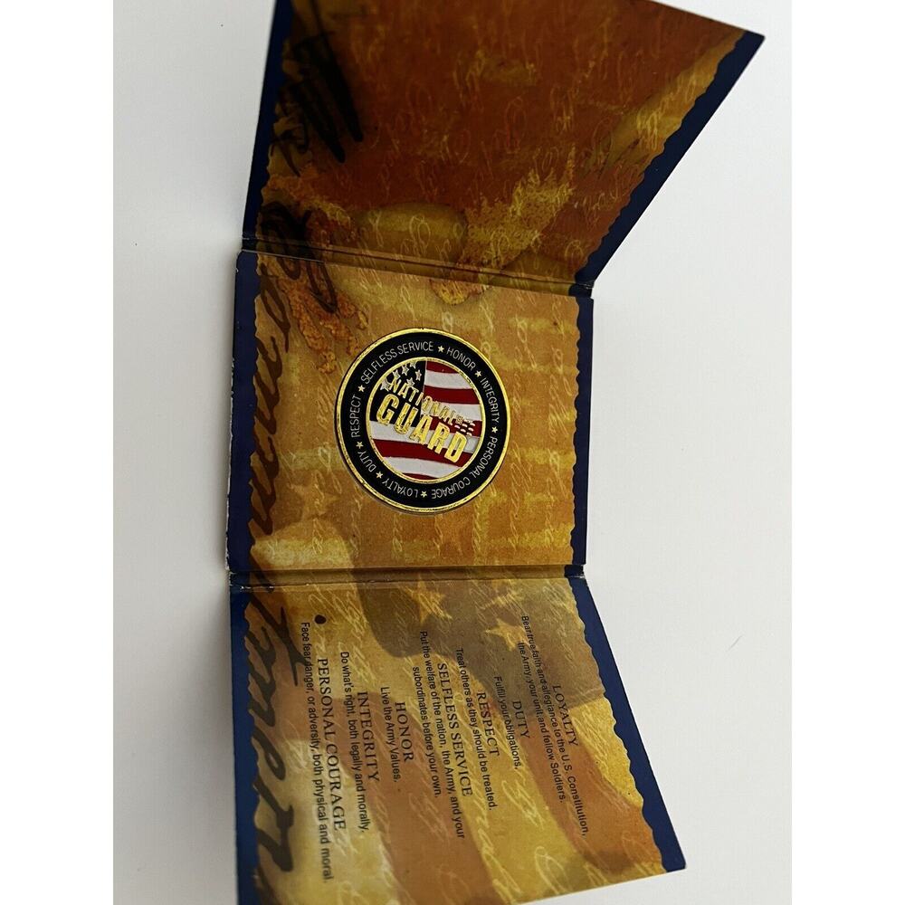 United States National Guard Commitment Coin Token Collectible